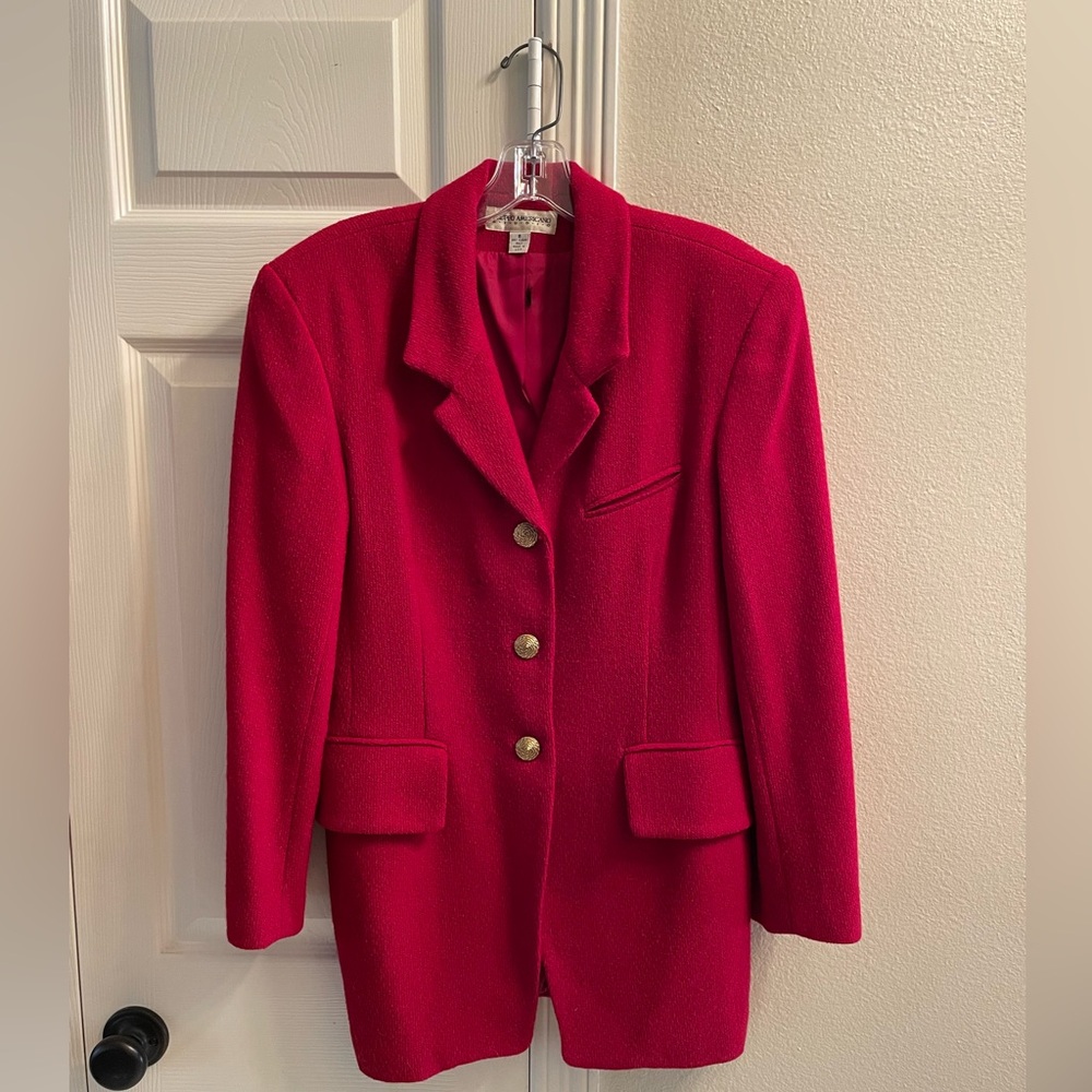 Vintage 90s Gruppo Americano Studio wool blazer
